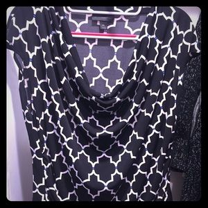 Dress too in black print